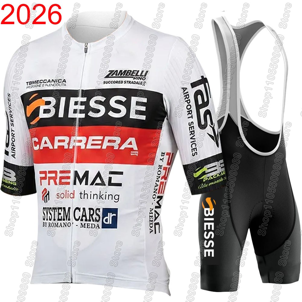 Cycling Bib Shorts - Team Biesse 2026 Cycling Jersey Set