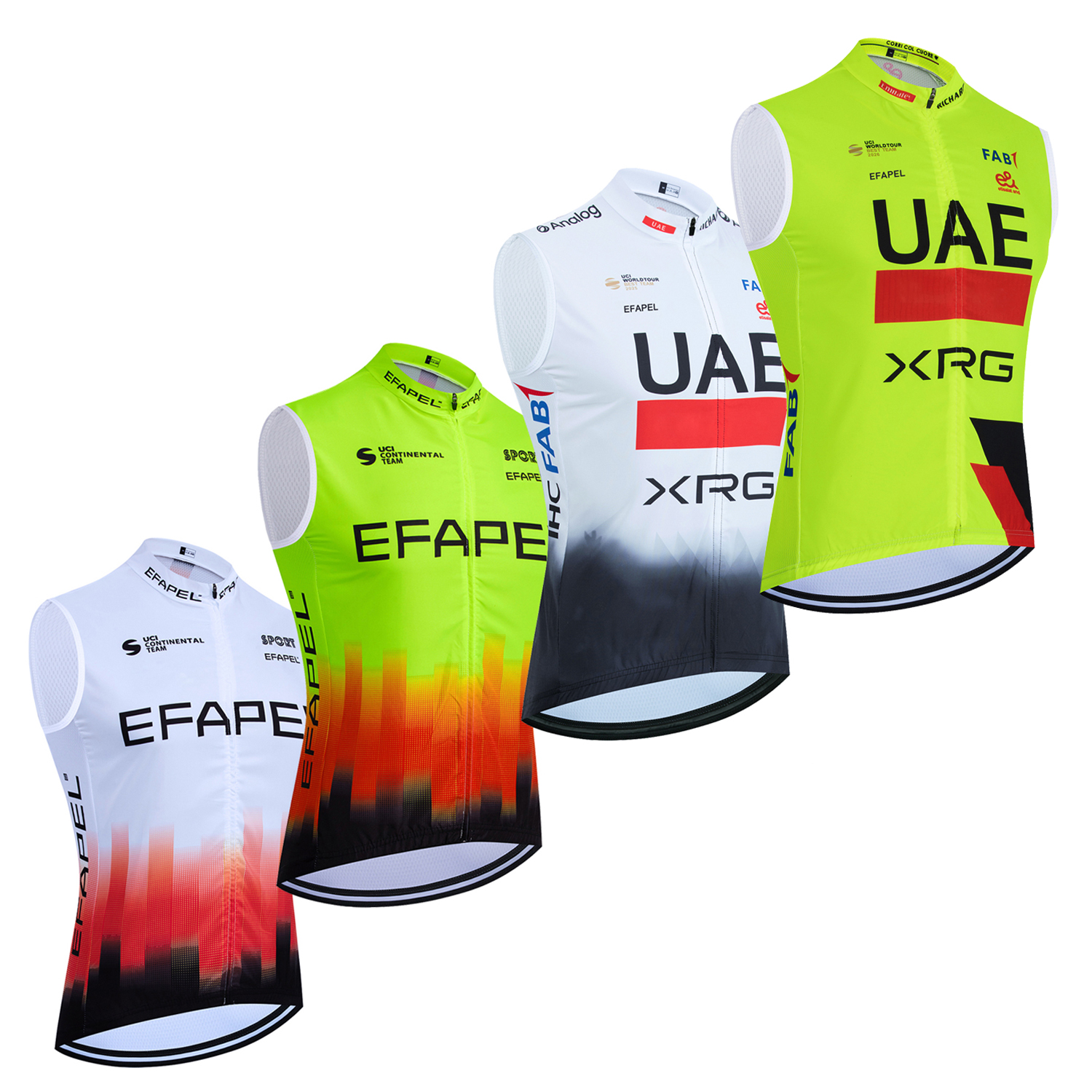 Cycling Gear Uae - Fluor Green EFAPEL Cycling Jersey 2026