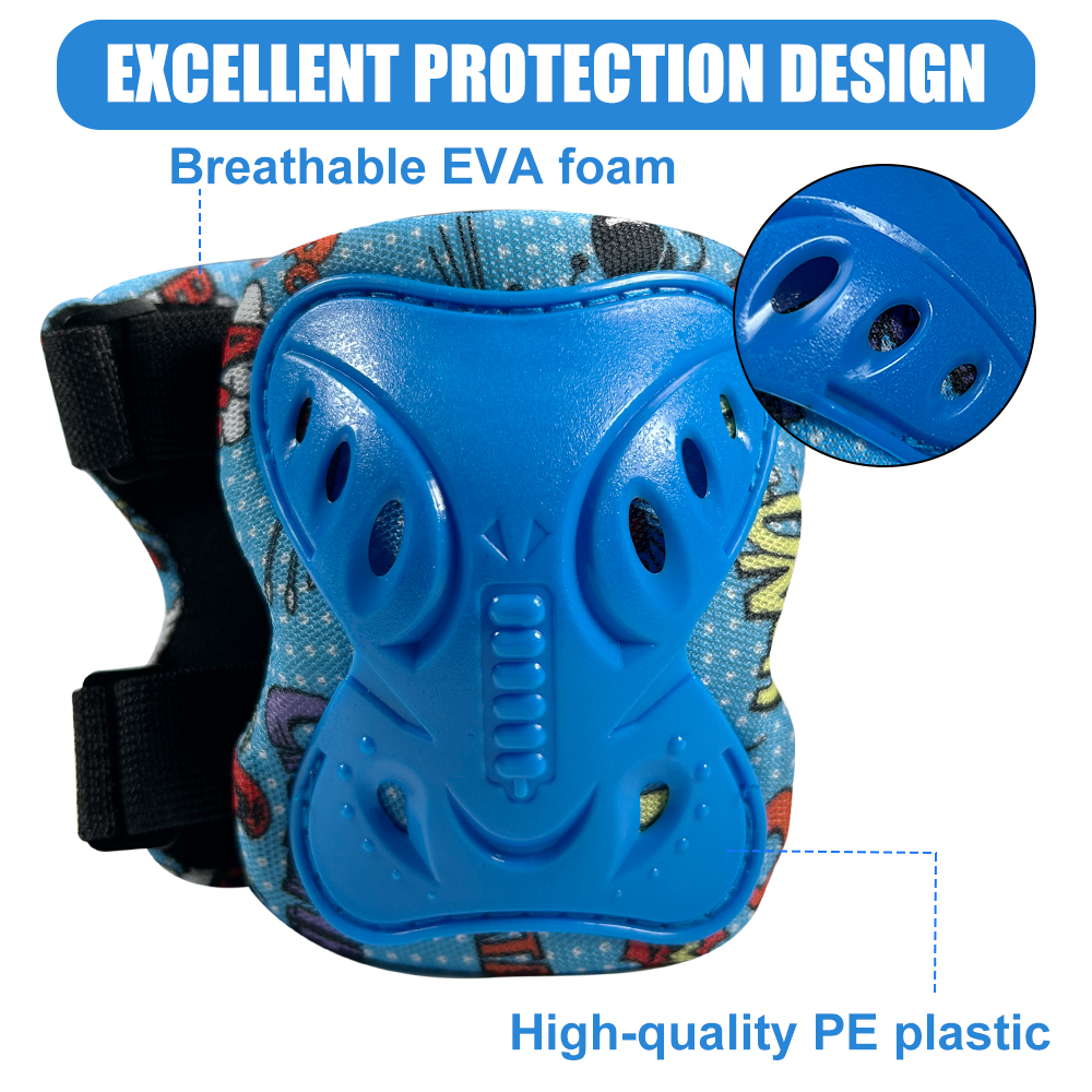 Cycling Safety Gear For Kids - Kids Knee & Elbow Pads Set