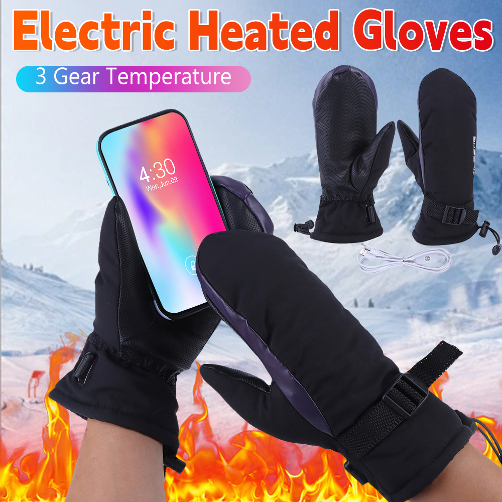 Cycling Gear Temperature - Hand Warmer Gloves USB Charging Electric