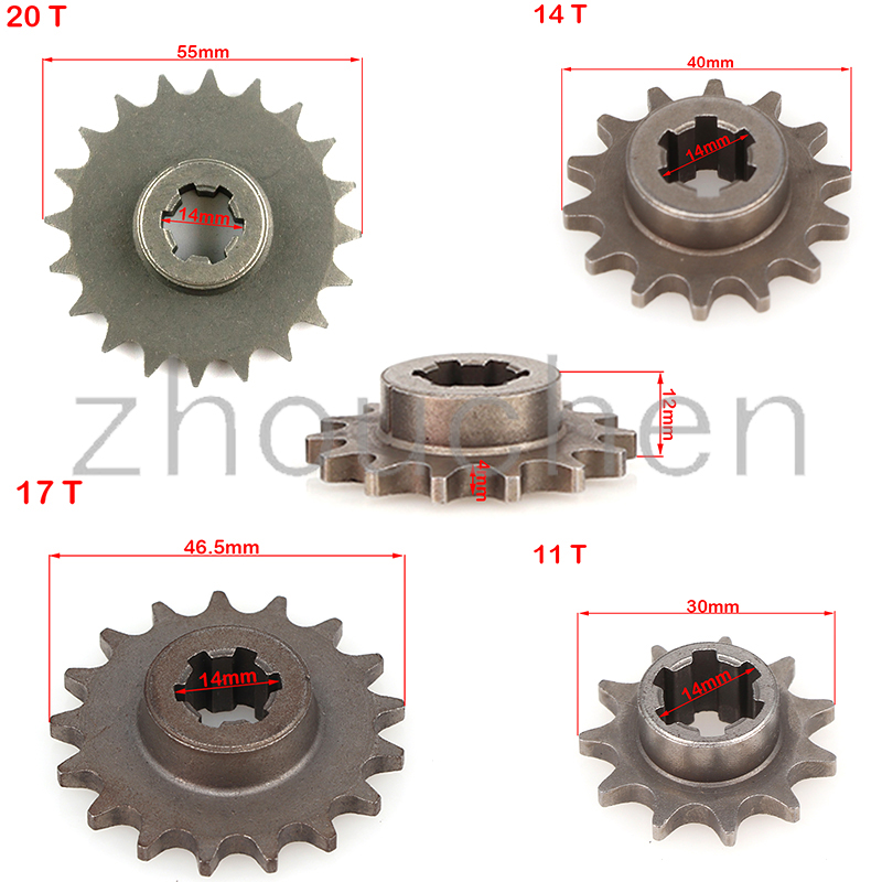 Cycling Gear Box - Front Gear Box Sprocket T8F 11T