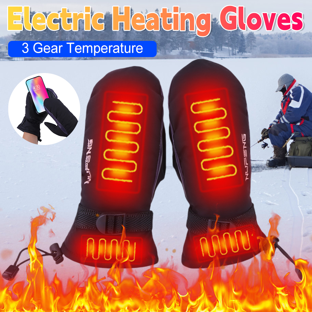 Cycling Gear Temperature - Hand Warmer Gloves USB Charging Electric