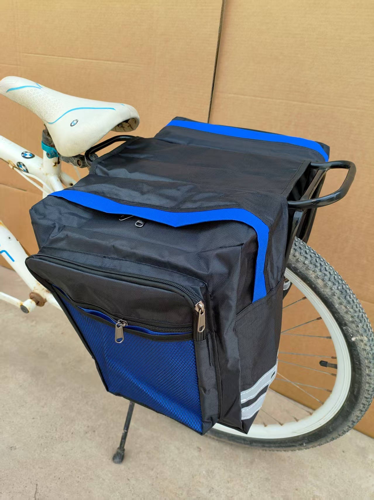 Cycling Gear Storage Rack - MTB Bicycle Carrier Bag Rear Rack