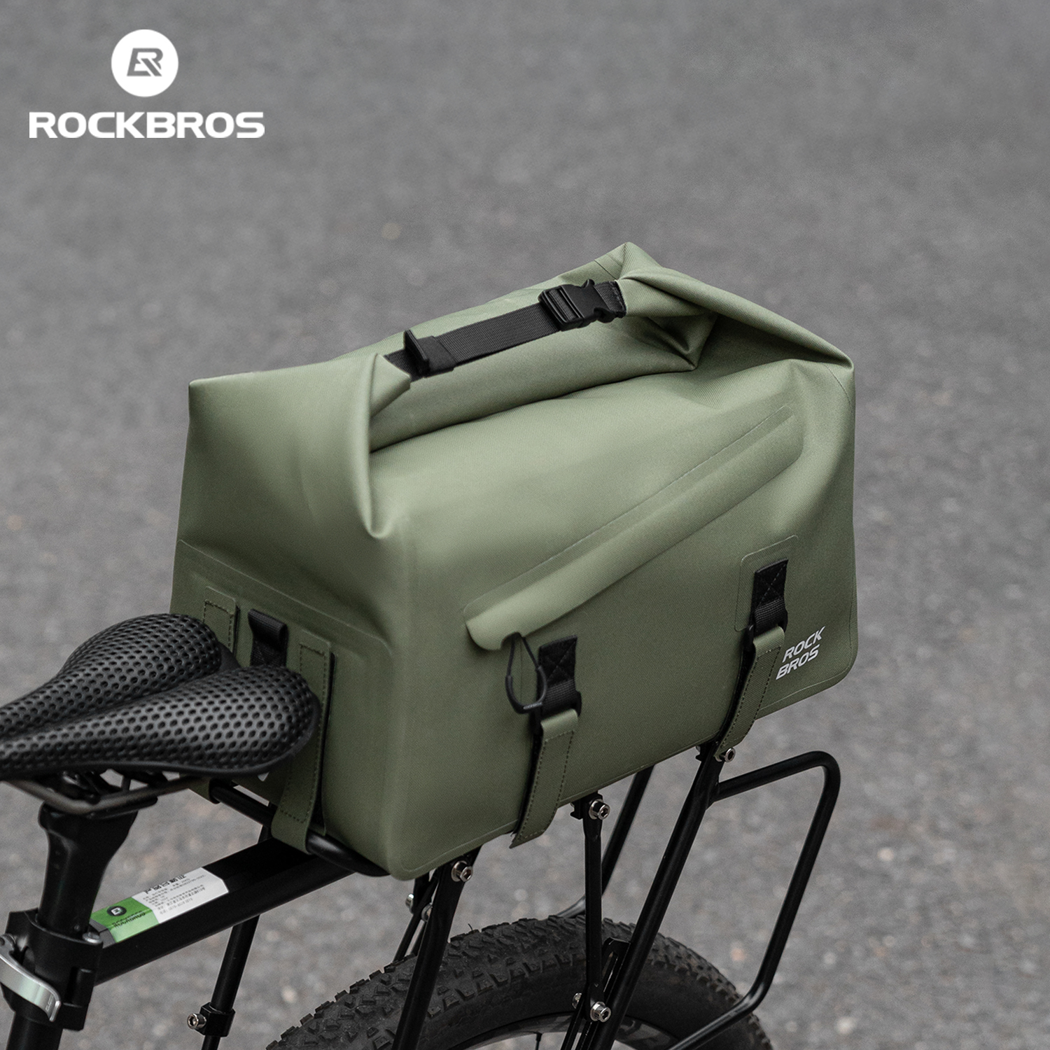 Cycling Gear Storage Rack - ROCKBROS Bicycle Carrier Bag MTB Bike