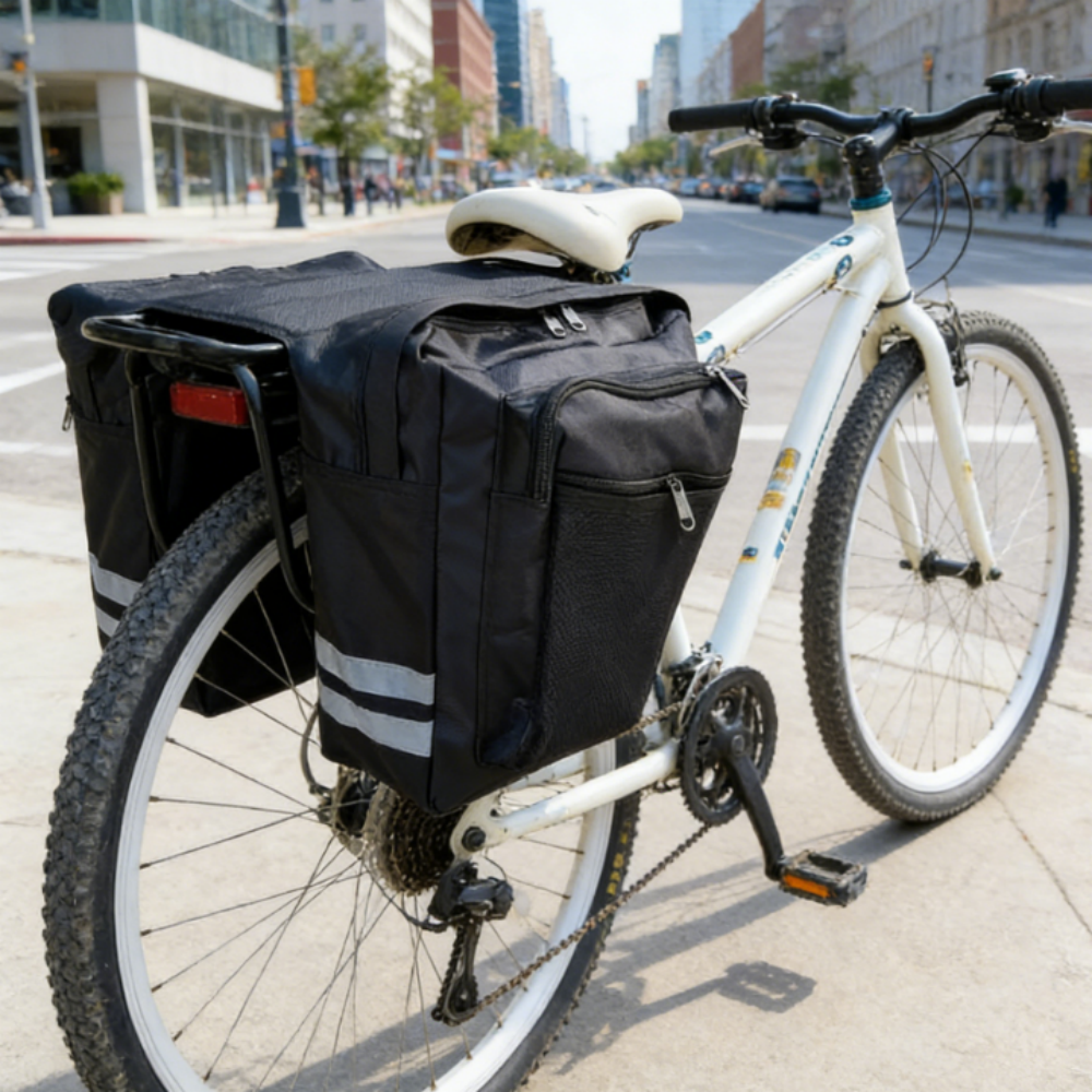 Cycling Gear Storage Rack - MTB Bicycle Rear Rack Carrier Bag