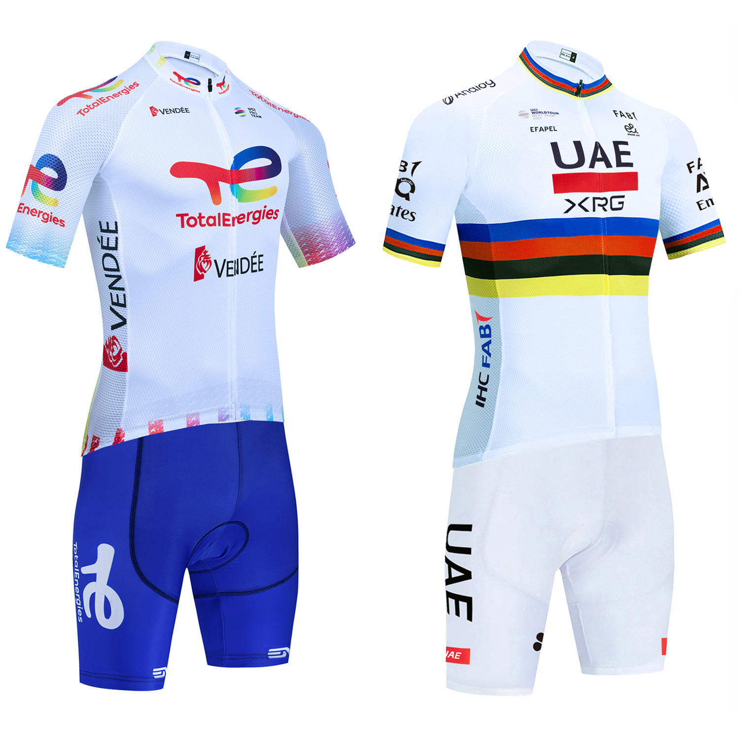 Cycling Gear Uae - New UAE Cycling Jersey White TOTAL