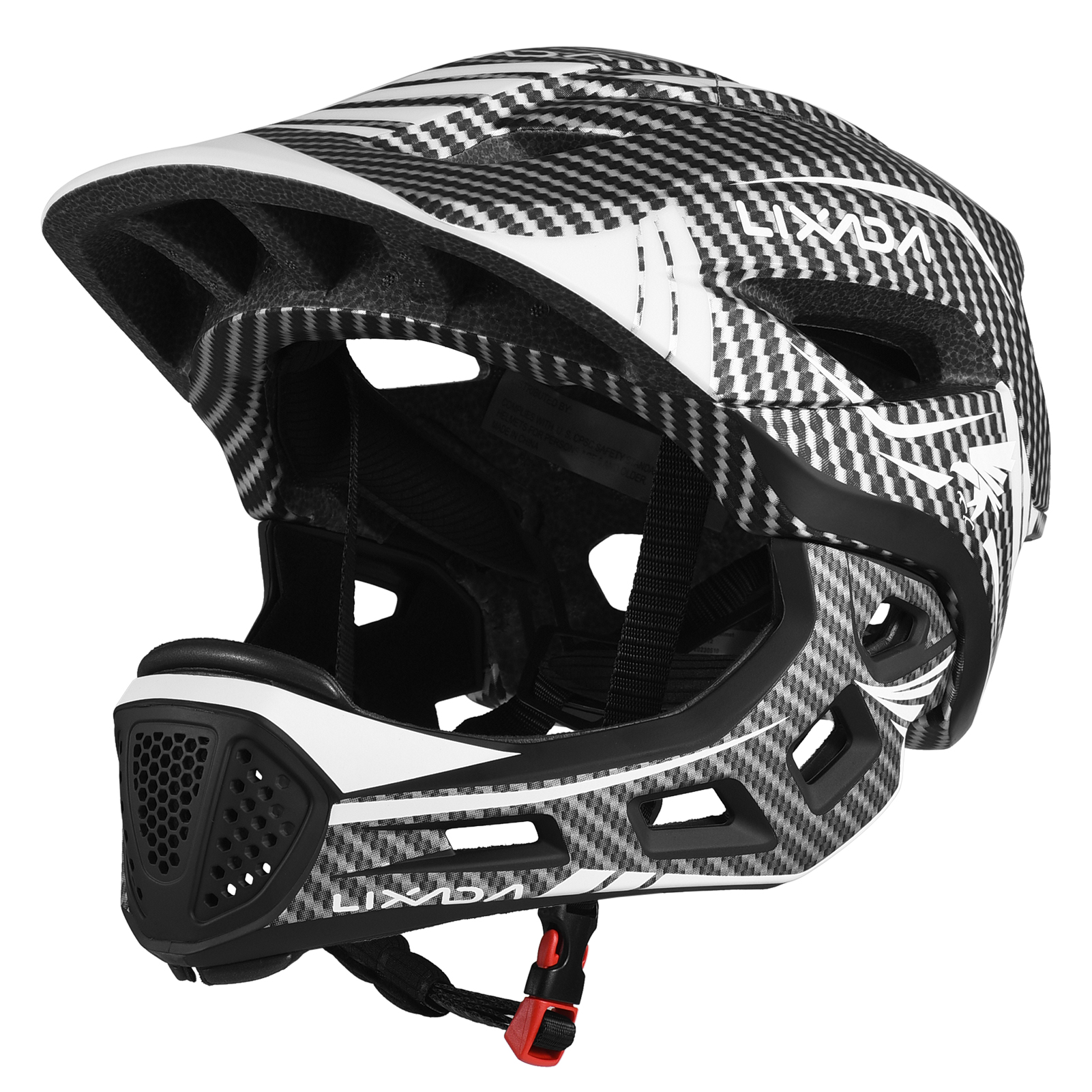 Cycling Safety Gear For Kids - Kids Detachable Full Face Helmet Children