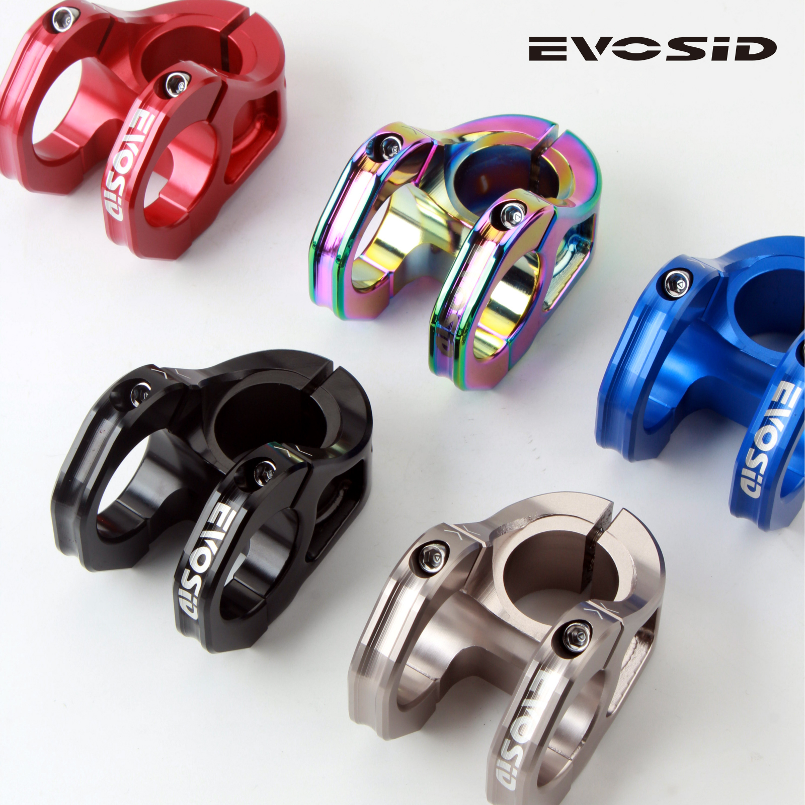Bike Stem Riser - EVOSID Mountain Bicycle Stem 31.8mm Road