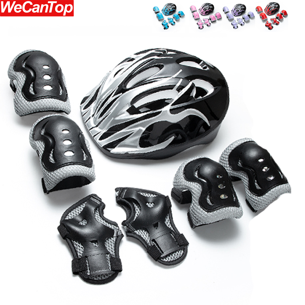 7PCS Kids Helmet Knee Elbow Pa – Cycling Protective Gear For Kids Bewertung und Preis