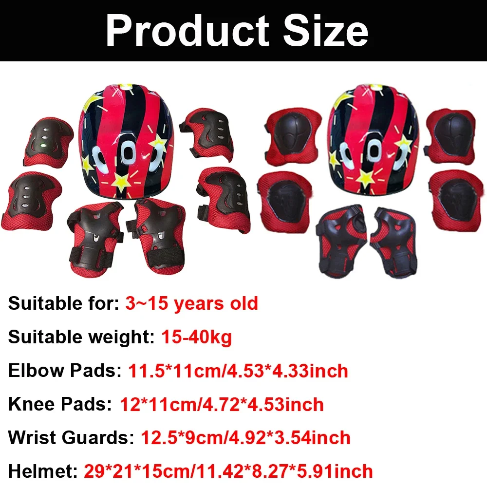 Adjustable Kids Helmet and Kne – Cycling Protective Gear For Kids Bewertung und Preis