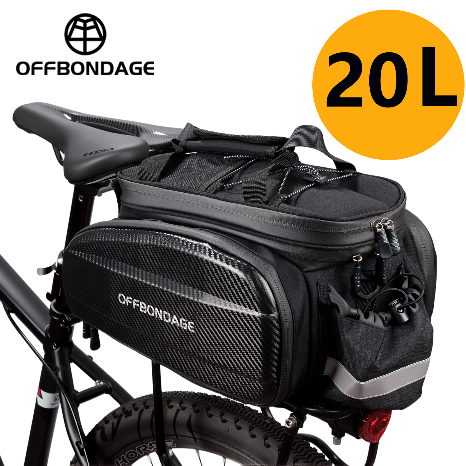 OFFBONDAGE 20L Bicycle Rear Se – Cycling Gear Storage Rack Bewertung und Preis