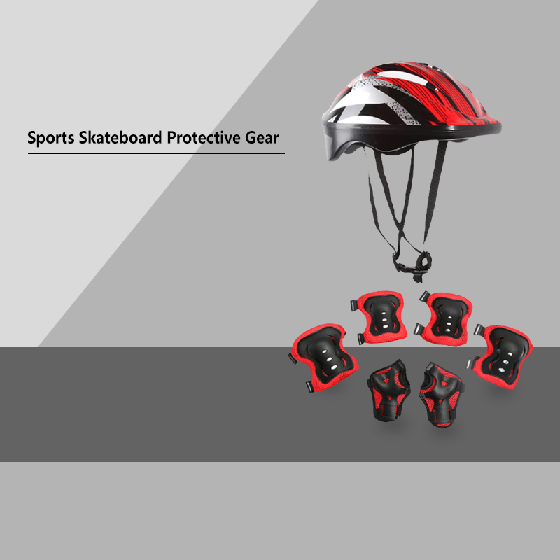 7Pcs/Set Kids Knee Pads and El – Cycling Safety Gear For Kids Bewertung und Preis