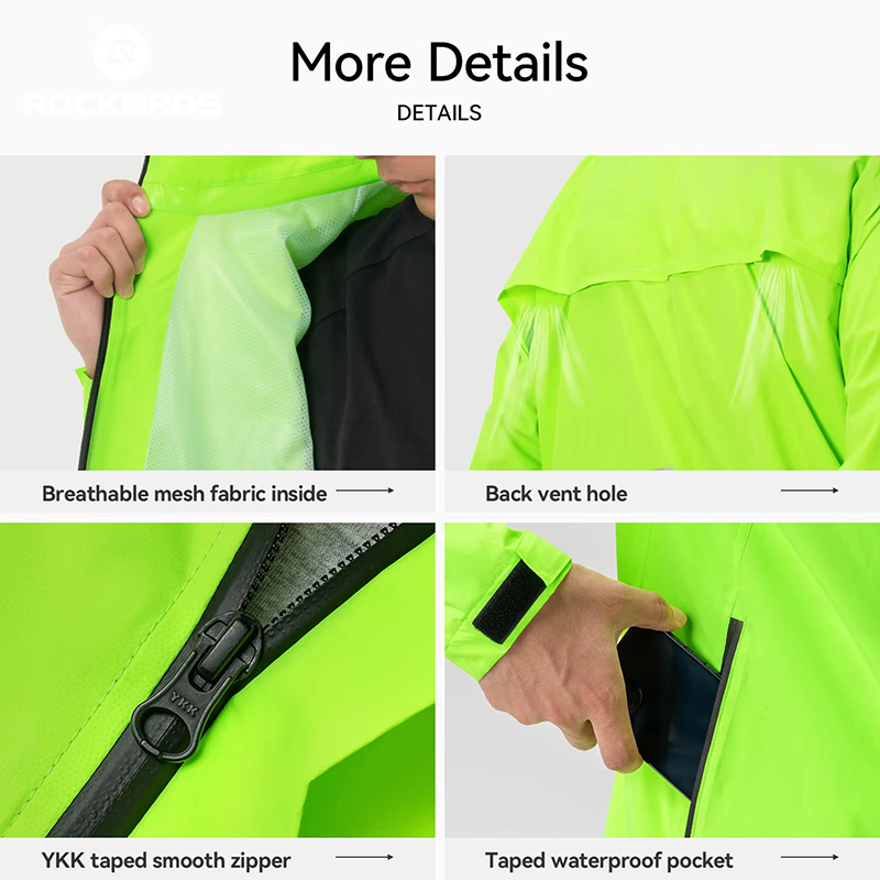 ROCKBROS Cycling Raincoat All- – Cycling Gear Women Sale Bewertung und Preis