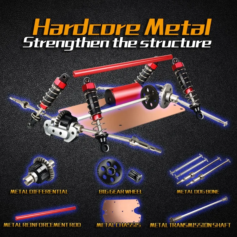 100km/h High-speed 4WD Rc Cars – Cycling Gear Box Bewertung und Preis
