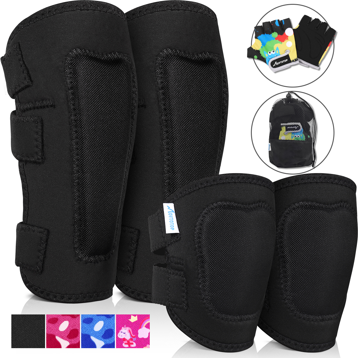 MOVTOTOP Protective Gear Set K – Cycling Protective Gear For Kids Bewertung und Preis