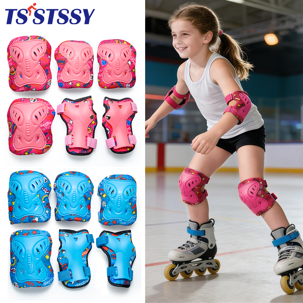 6Pcs/Set 3-12 Years Kids Prote – Cycling Protective Gear For Kids Bewertung und Preis