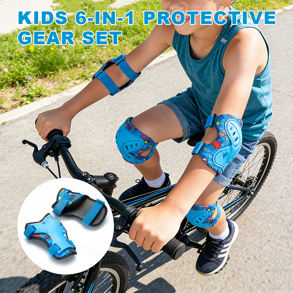 6Pcs/Set 3-12 Years Kids Prote – Cycling Protective Gear For Kids Bewertung und Preis