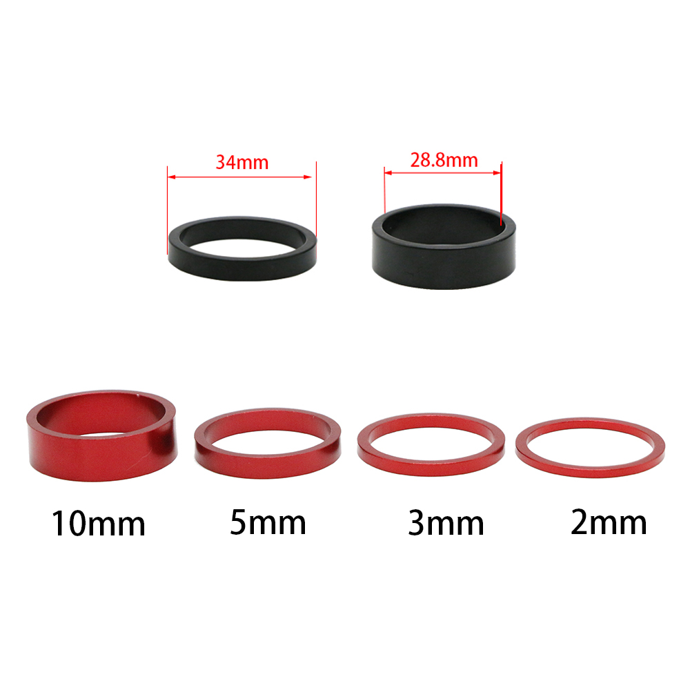 6Pcs/Set 10mm MTB Road Bike St – Bike Stem Riser Bewertung und Preis