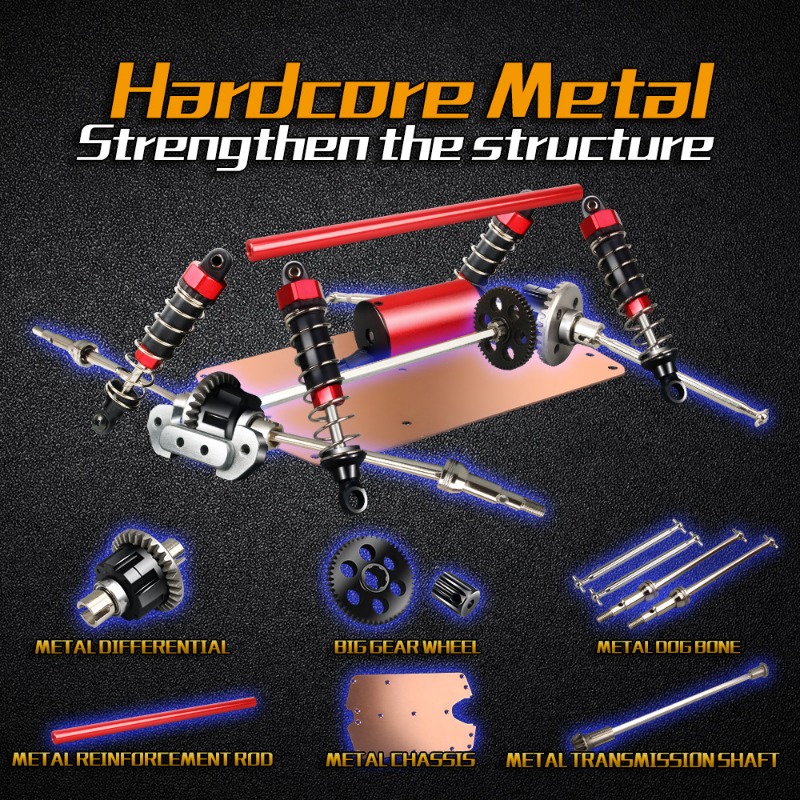 100km/h High-speed 4WD Rc Cars – Cycling Gear Box Bewertung und Preis