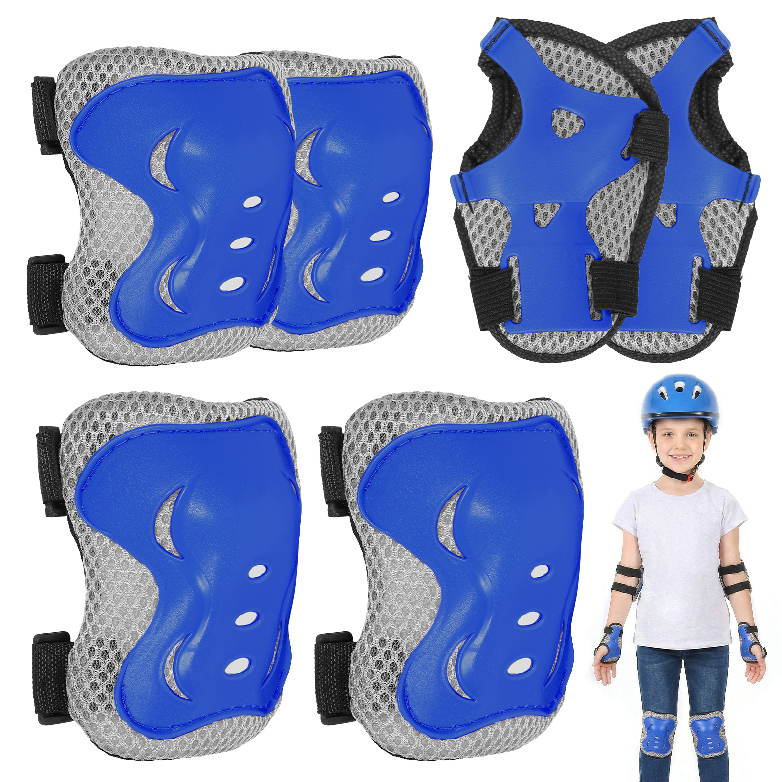 6 in 1 Knee Pads and Elbow Pad – Cycling Protective Gear For Kids Bewertung und Preis