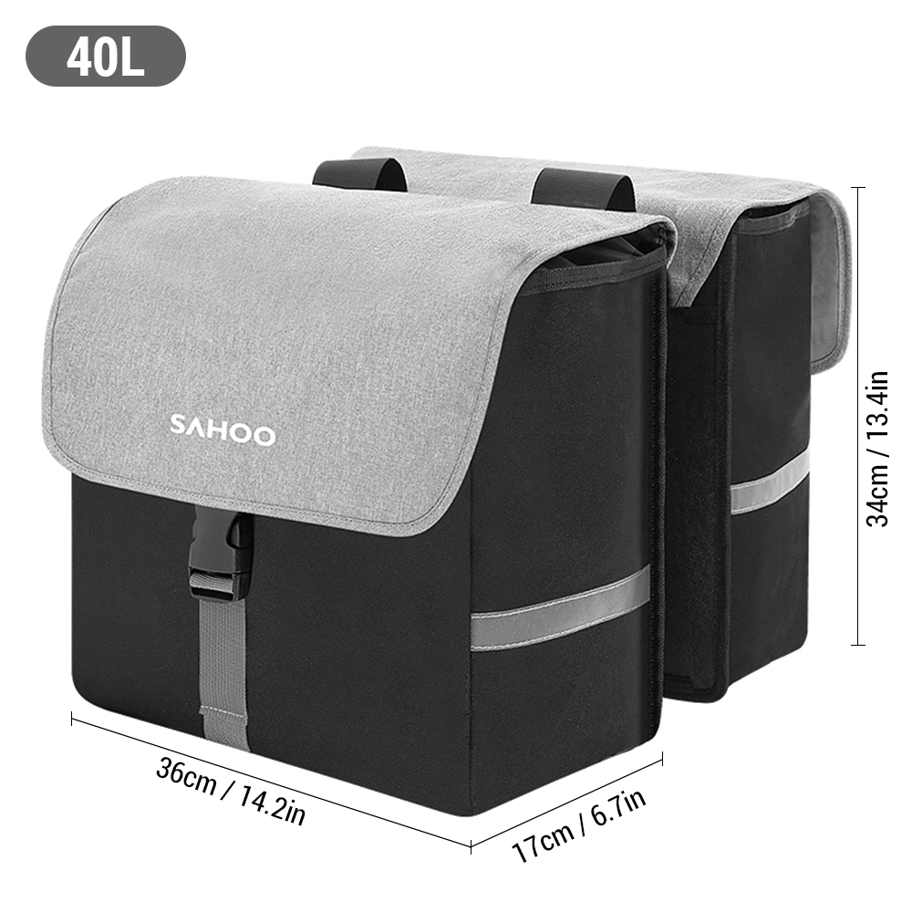 SAHOO Bicycle Side Bag Bike Re – Cycling Gear Storage Rack Bewertung und Preis