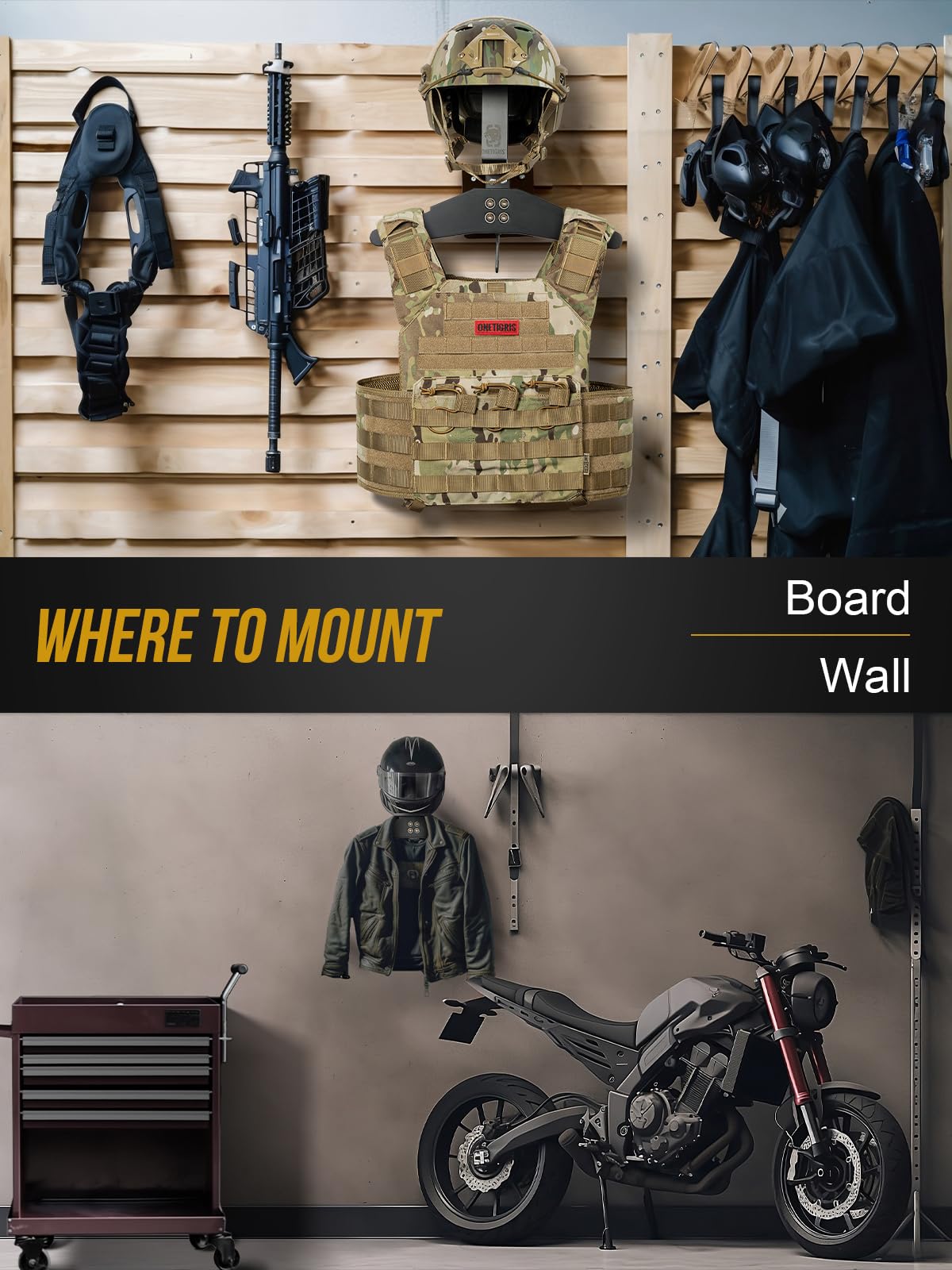 Motorcycle Helmet Holder Wall  – Cycling Gear Wall Mount Bewertung und Preis