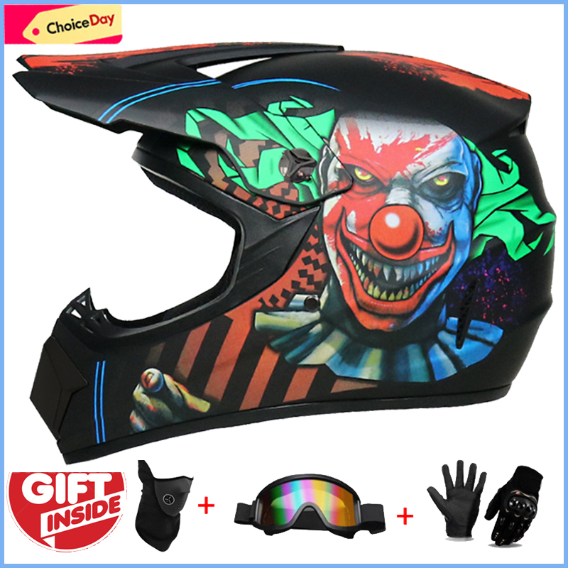 3Pcs Kids Off-Road Full Helmet – Cycling Protective Gear For Kids Bewertung und Preis