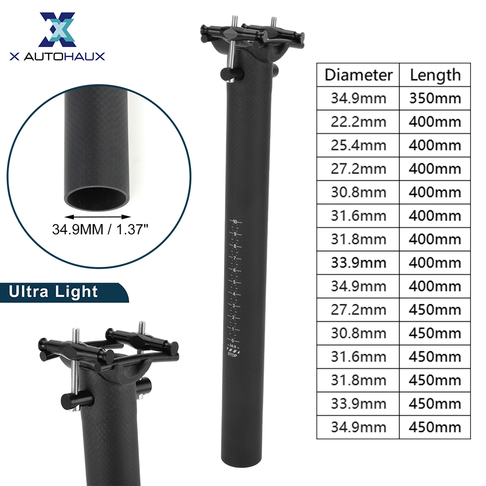 X Autohaux Bike Seat Posts Ult – Carbon Fiber Saddle Bewertung und Preis
