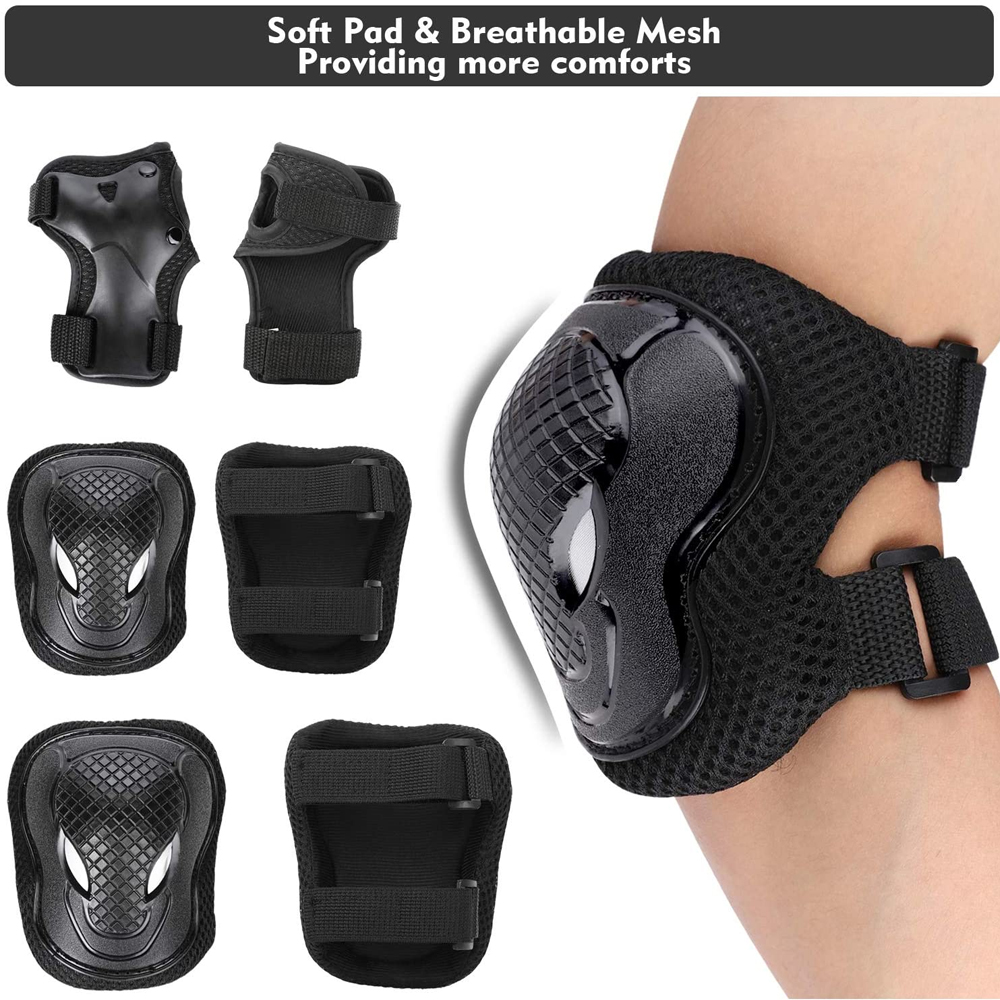 6Pcs Kids Knee Pads Elbow Pads – Cycling Protective Gear For Kids Bewertung und Preis