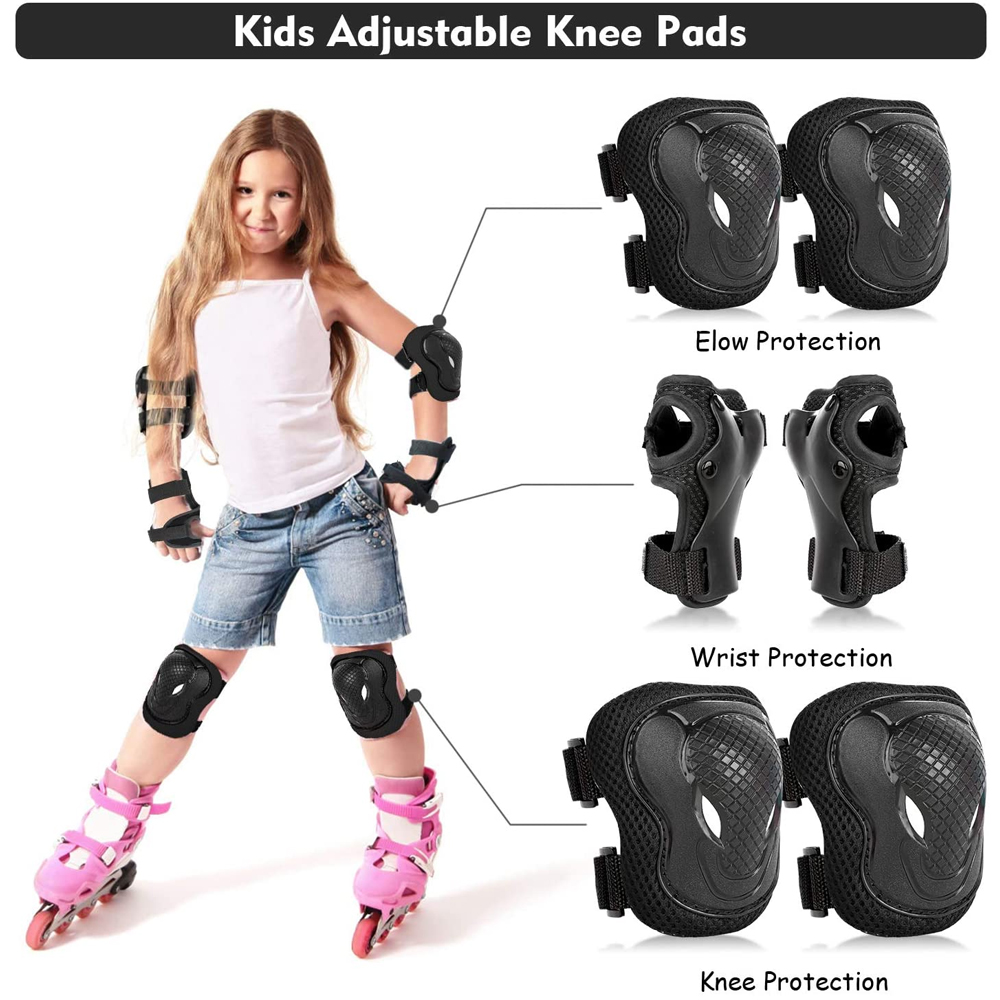 6Pcs Kids Knee Pads Elbow Pads – Cycling Protective Gear For Kids Bewertung und Preis