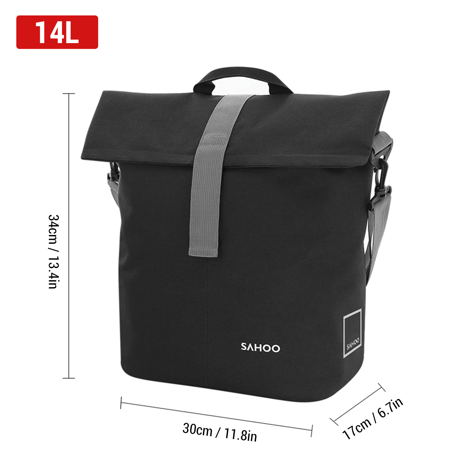 Bike Rear Seat Bag  18L/14L La – Cycling Gear Storage Rack Bewertung und Preis