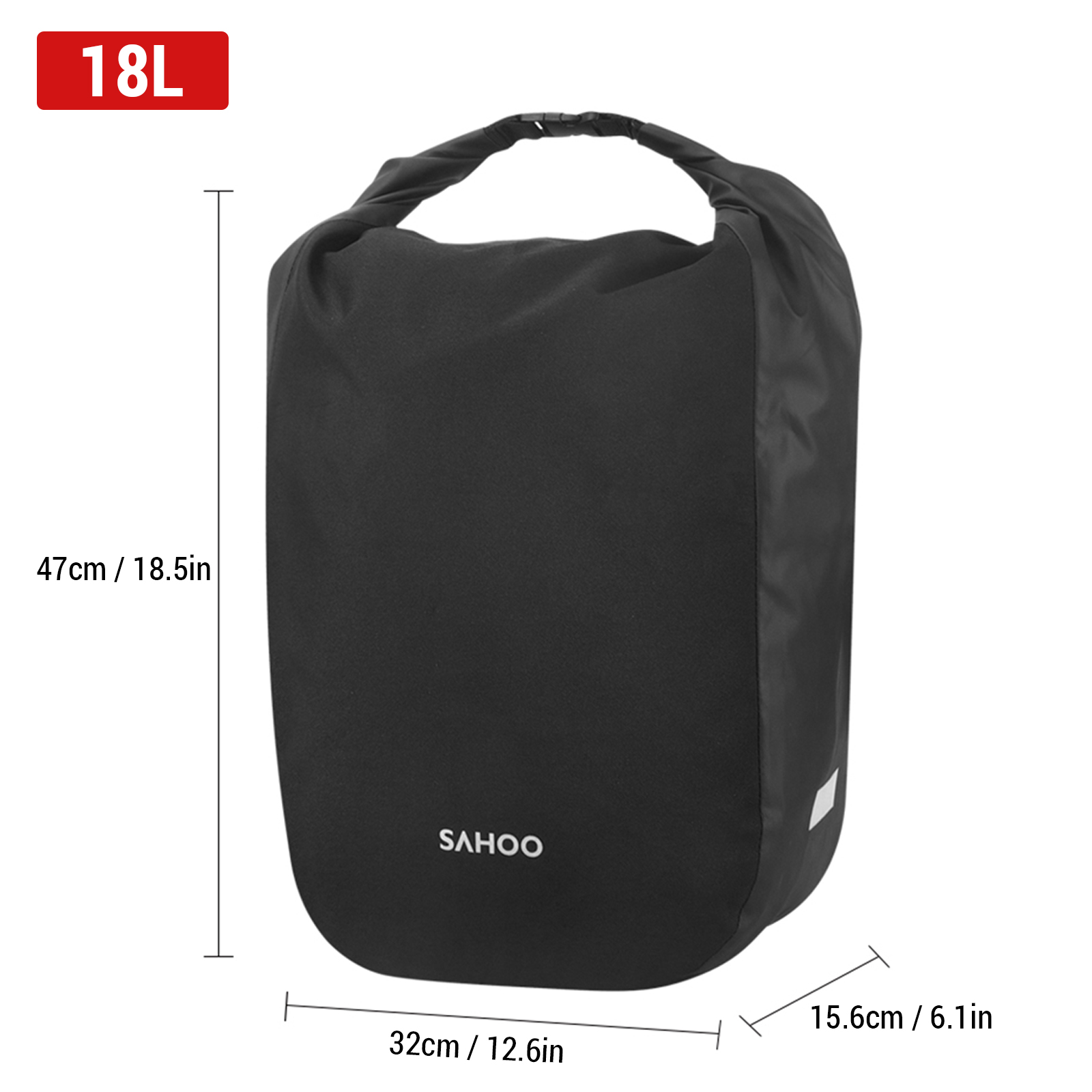 Bike Rear Seat Bag  18L/14L La – Cycling Gear Storage Rack Bewertung und Preis