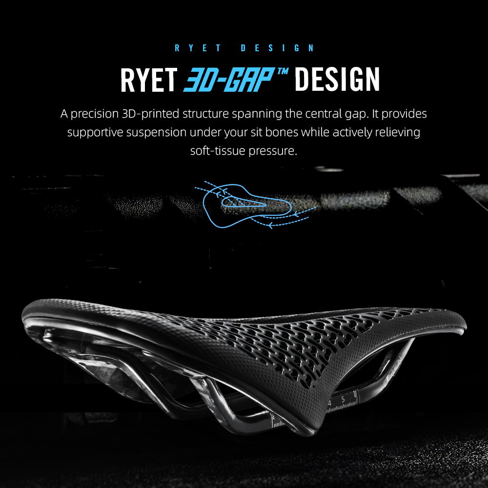RYET Carbon 3D Printed Bike Sa – Carbon Fiber Saddle Bewertung und Preis