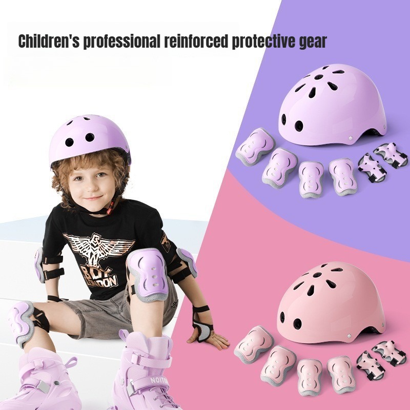 7Pcs/Set Kids Ages 3-10 with W – Cycling Protective Gear For Kids Bewertung und Preis
