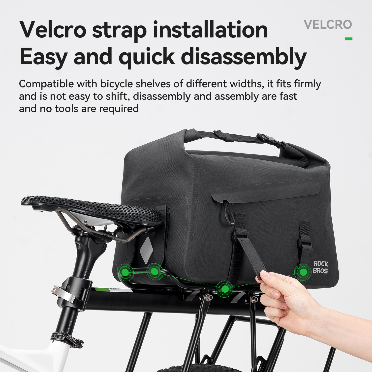 ROCKBROS Bicycle Carrier Bag M – Cycling Gear Storage Rack Bewertung und Preis