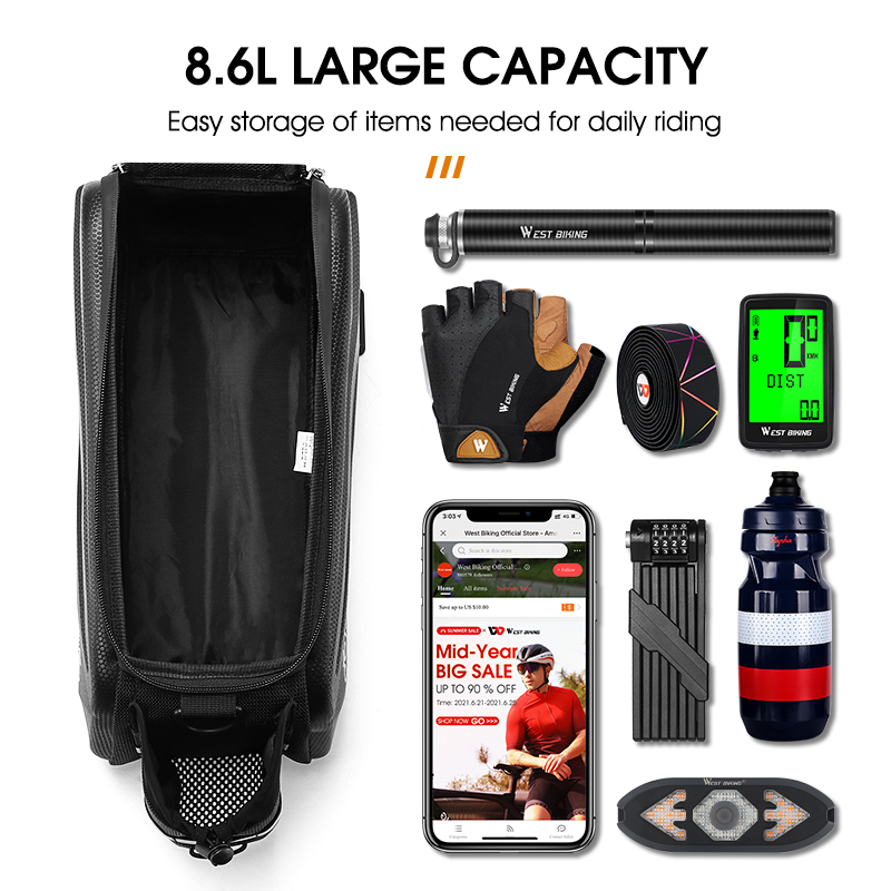 WEST BIKING Hard Shell Bicycle – Cycling Gear Storage Rack Bewertung und Preis