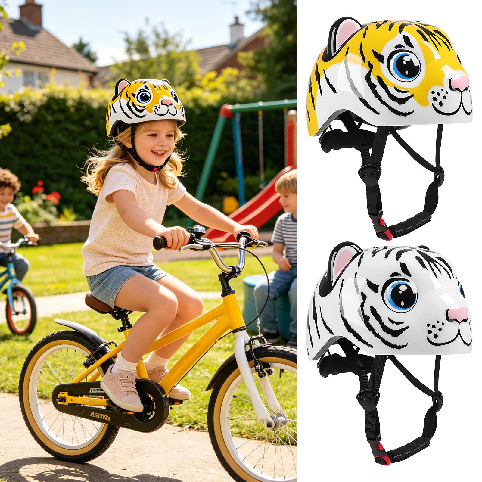 Kids Helmet Tiger Pattern Adju – Cycling Safety Gear For Kids Bewertung und Preis