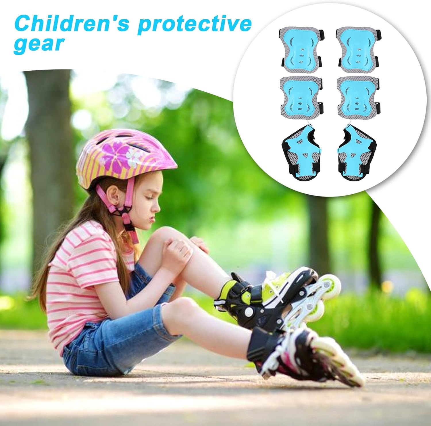 Kids Knee Pads Elbow PadsSet w – Cycling Safety Gear For Kids Bewertung und Preis