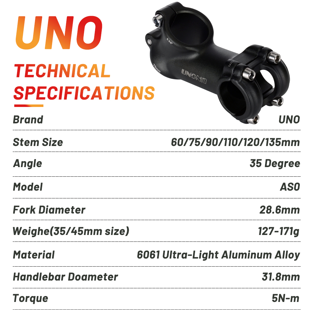 UNO Aluminum Alloy Bike Stem R – Bike Stem Riser Bewertung und Preis