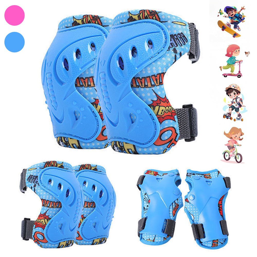 6Pcs Kids 3-12 Years Knee Elbo – Cycling Protective Gear For Kids Bewertung und Preis