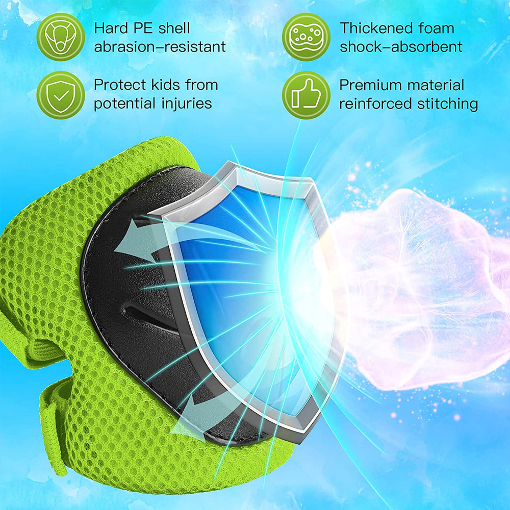 6pcs Protective Gears Set for  – Cycling Safety Gear For Kids Bewertung und Preis